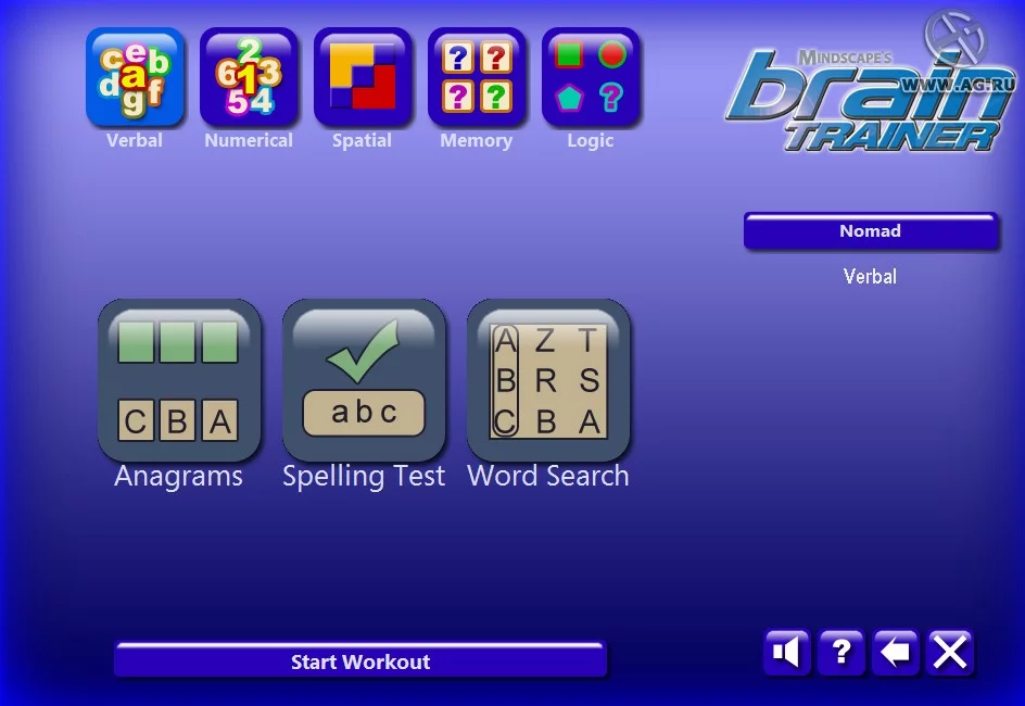 Изображение игры: Mindscape's Brain Trainer