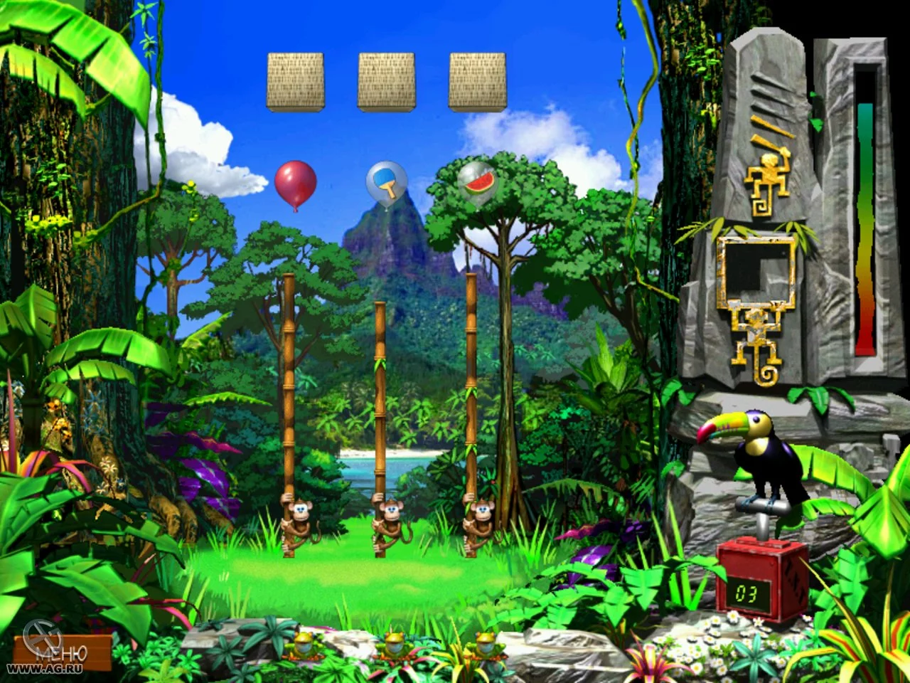 Изображение игры: Monkey Pole Climb