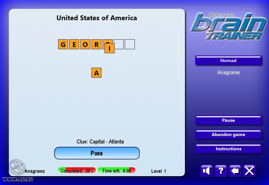 Изображение игры: Mindscape's Brain Trainer