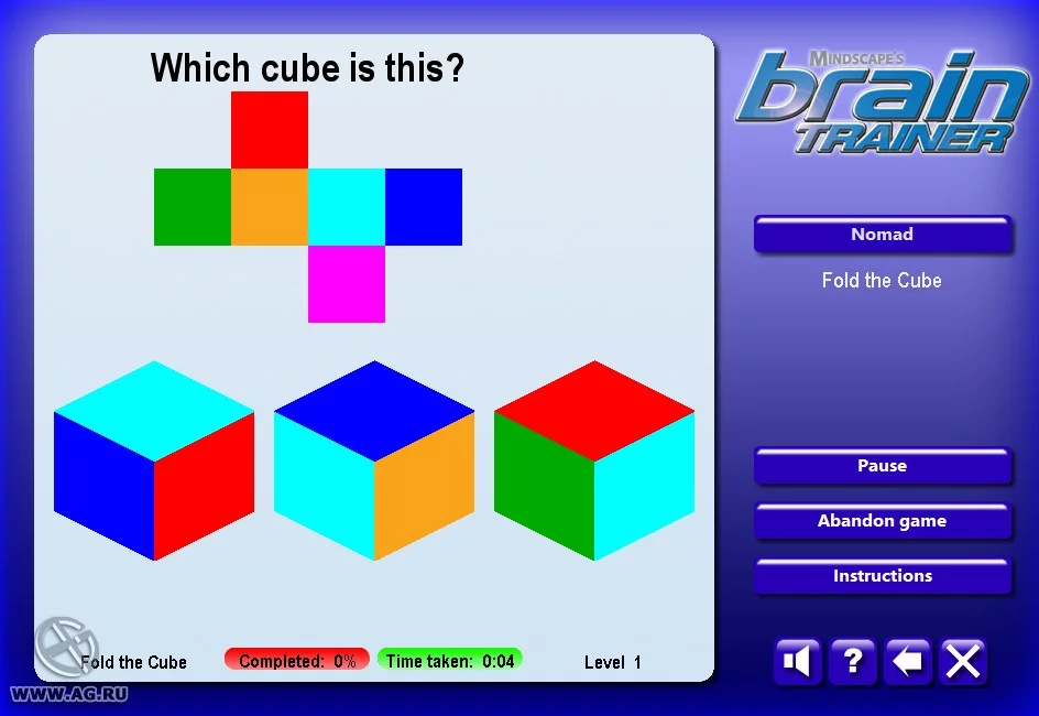 Изображение игры: Mindscape's Brain Trainer