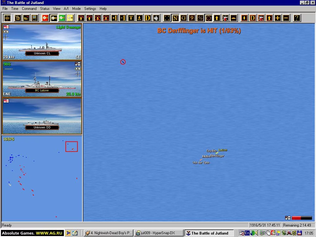 Изображение игры: Naval Campaigns 1: Jutland