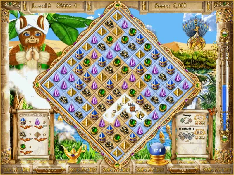 Изображение игры: Magic Match: The Genie's Journey