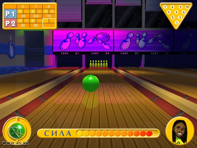 Изображение игры: Party Bowling