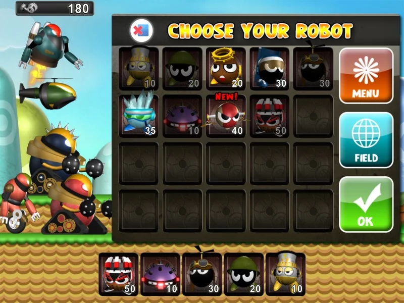 Изображение игры: Mini Robot Wars