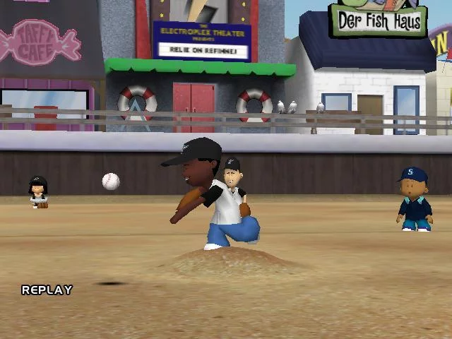 Изображение игры: Backyard Baseball 2005