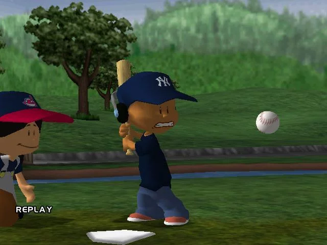 Изображение игры: Backyard Baseball 2005