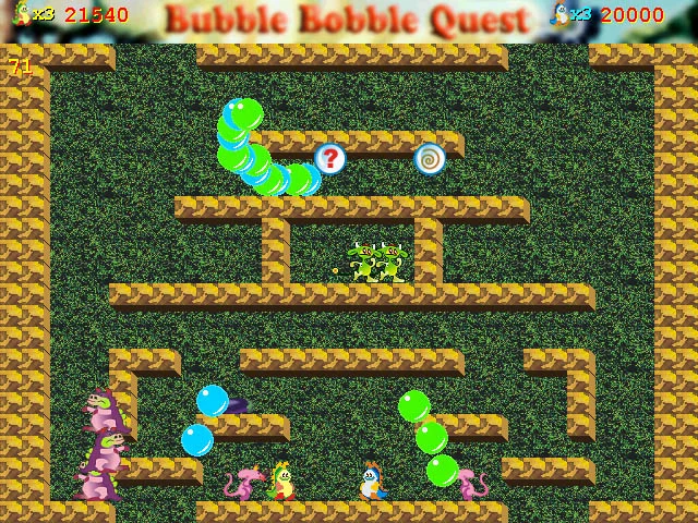 Изображение игры: Bubble Bobble Quest