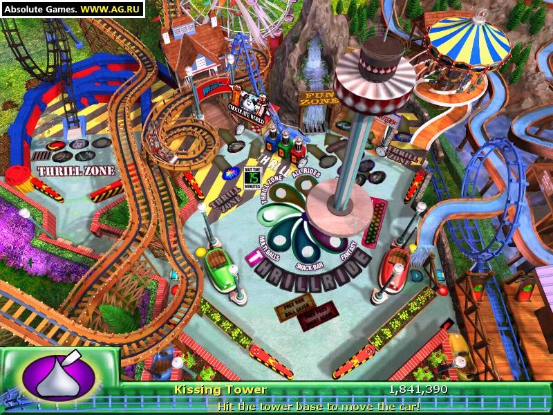 Изображение игры: 3-D Ultra Pinball: Thrillride