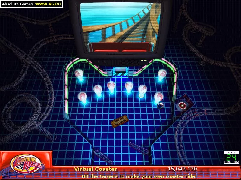 Изображение игры: 3-D Ultra Pinball: Thrillride