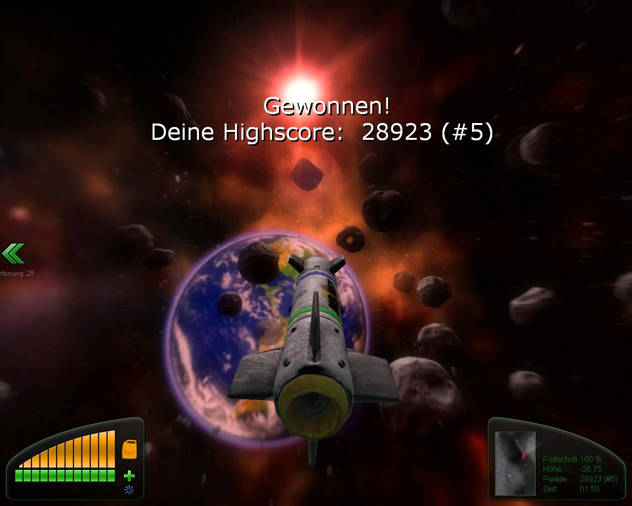 Изображение игры: Rocket Commander