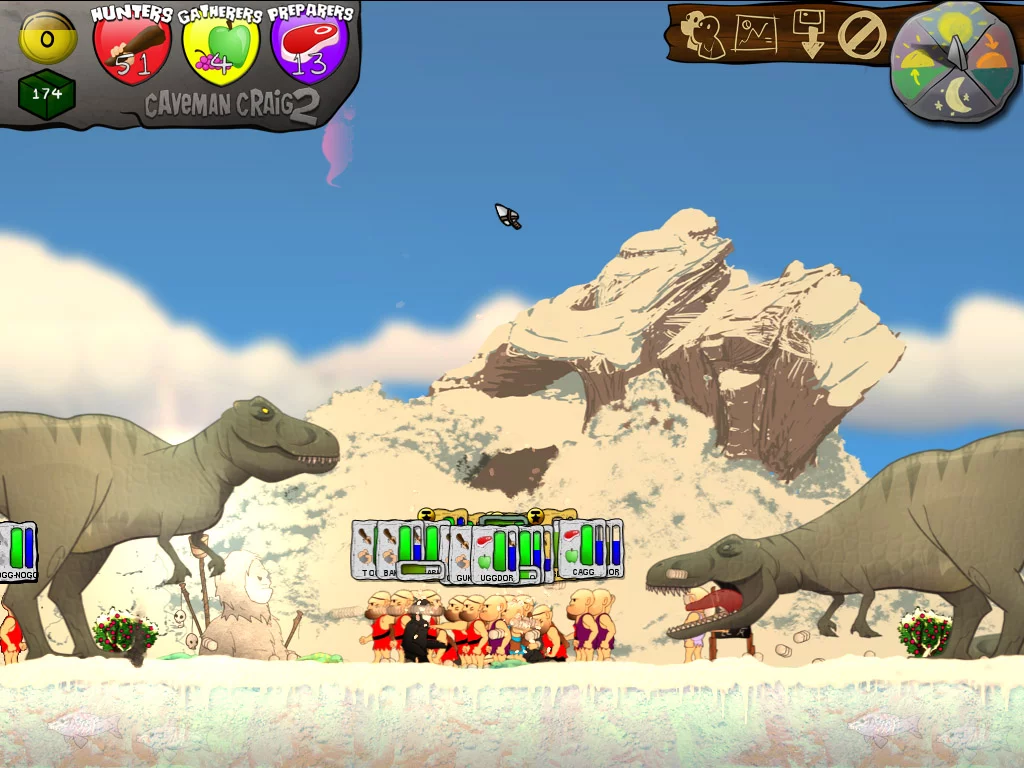 Изображение игры: Caveman Craig 2: The Tribes of Boggdrop