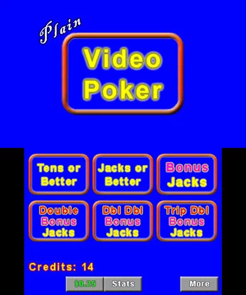 Изображение игры: Plain Video Poker