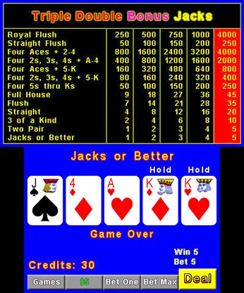 Изображение игры: Plain Video Poker