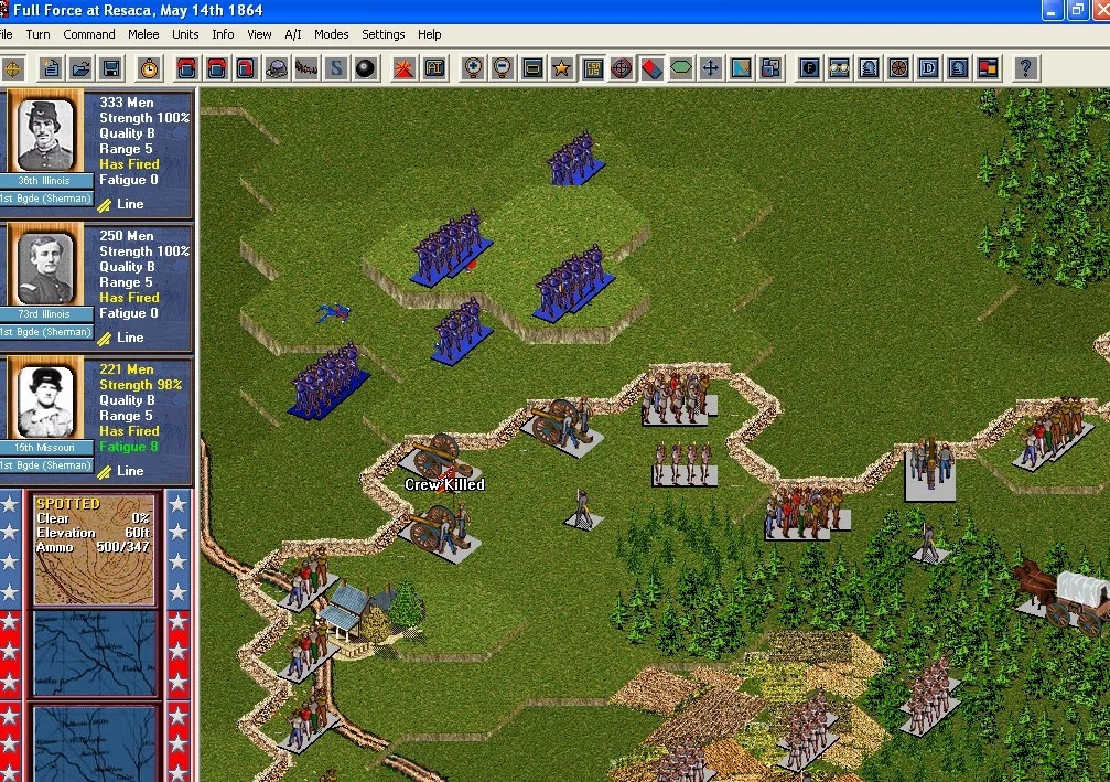 Изображение игры: Civil War Battles: Campaign Atlanta