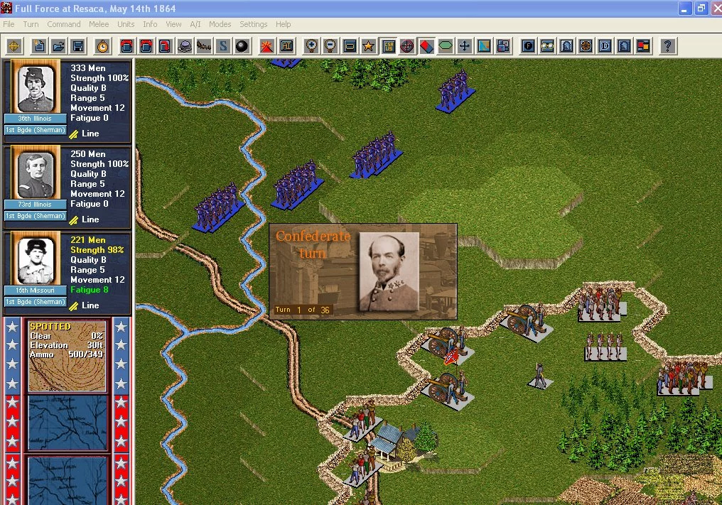 Изображение игры: Civil War Battles: Campaign Atlanta