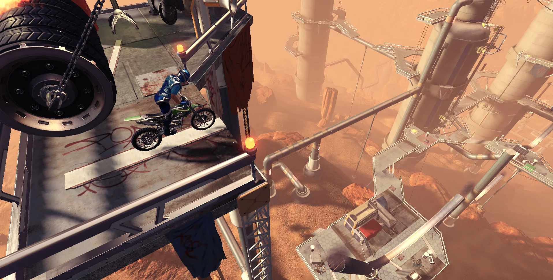 Изображение игры: Trials Fusion: Rustlands