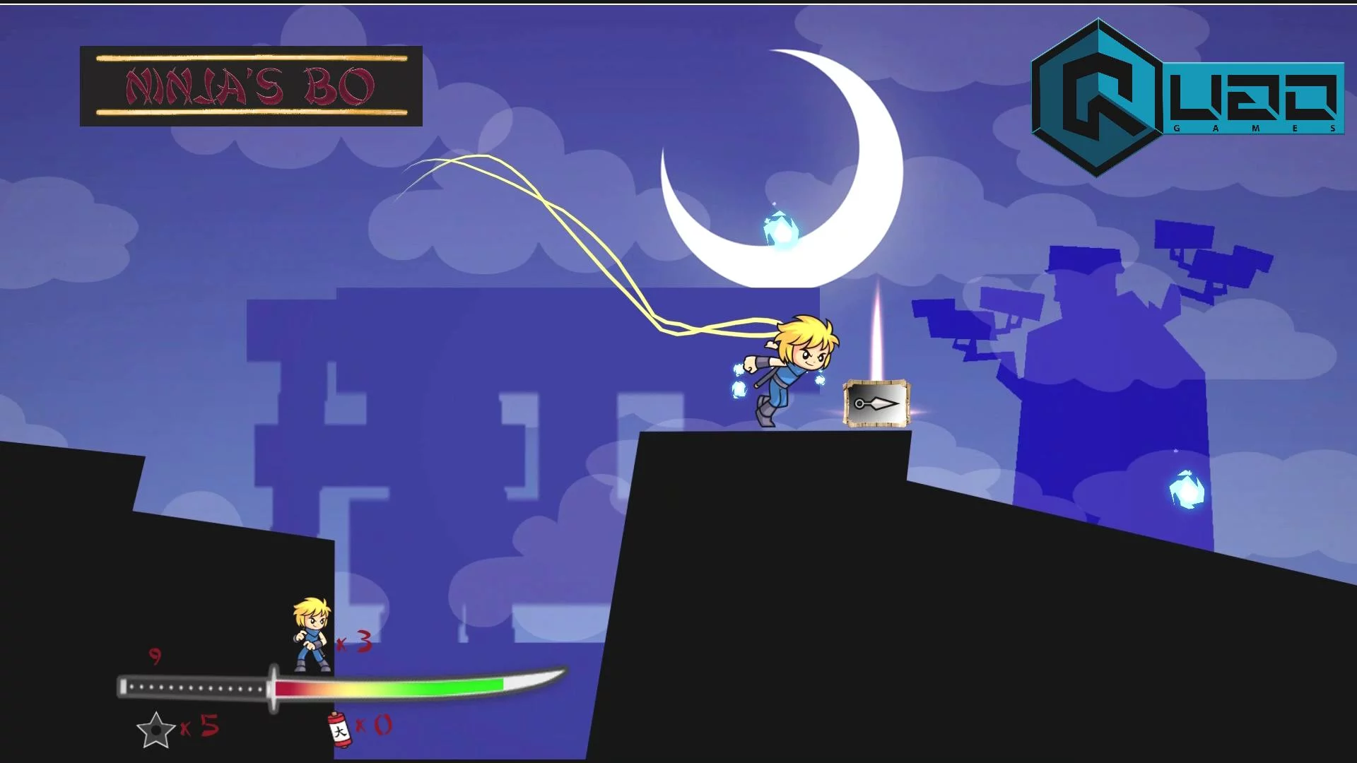 Изображение игры: Ninja's Bo