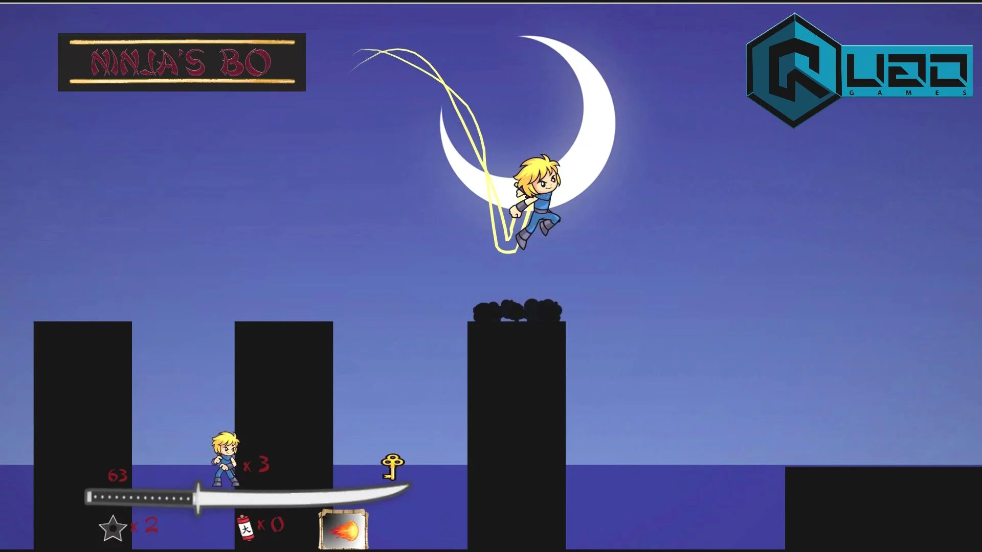 Изображение игры: Ninja's Bo