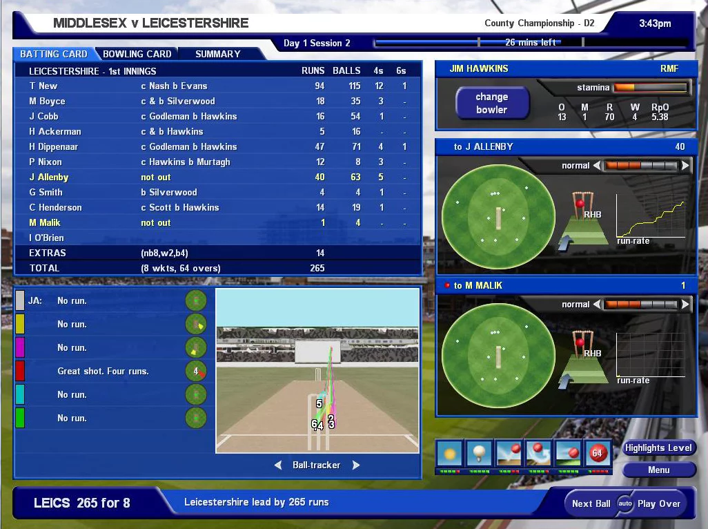 Изображение игры: International Cricket Captain 2009 Ashes Edition