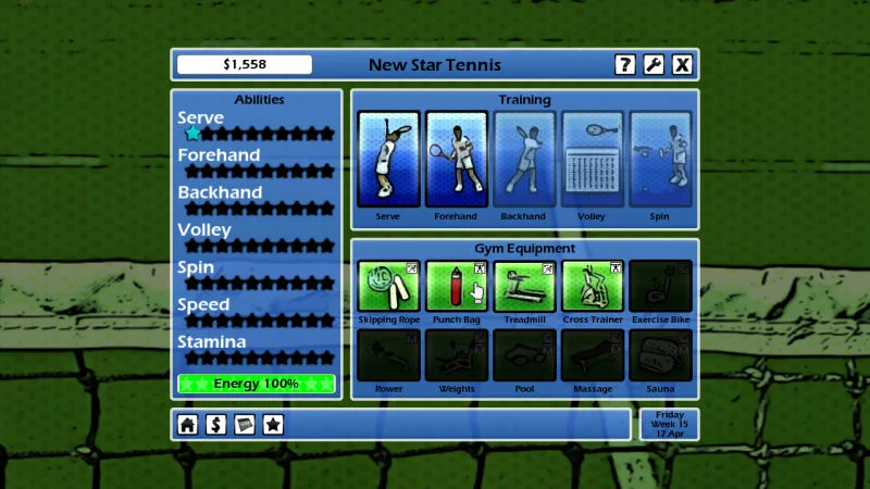 Изображение игры: New Star Tennis