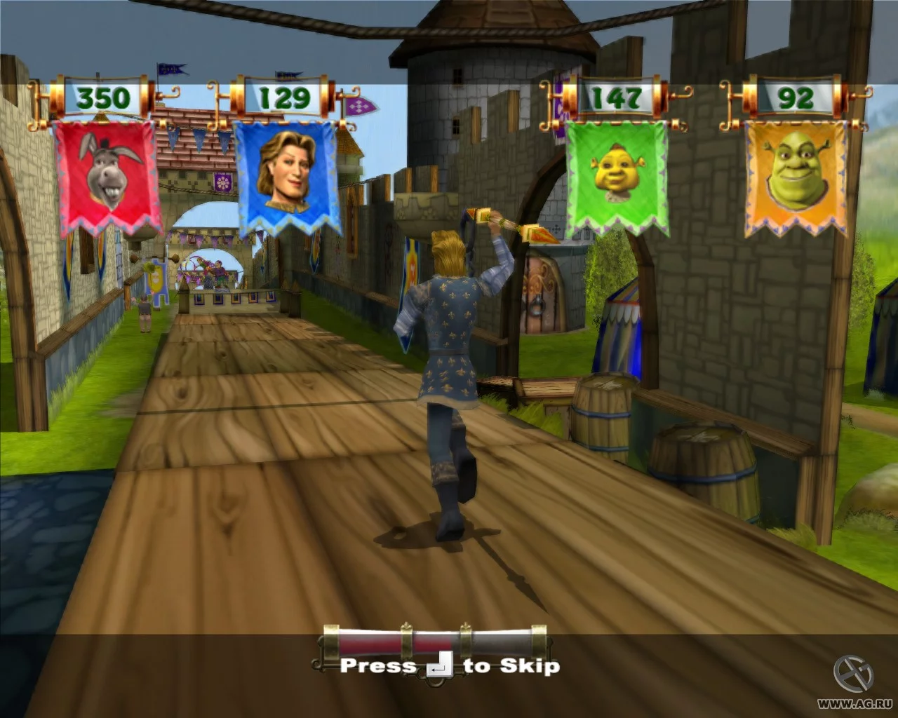 Изображение игры: Shrek's Carnival Craze Party Games