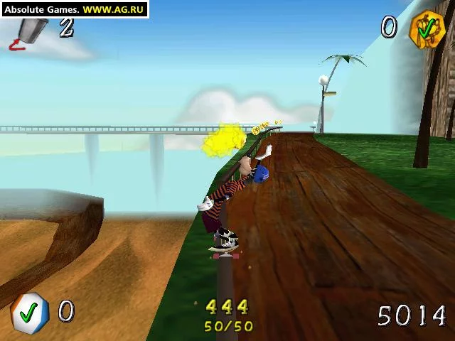 Изображение игры: Disney's Extremely Goofy Skateboarding