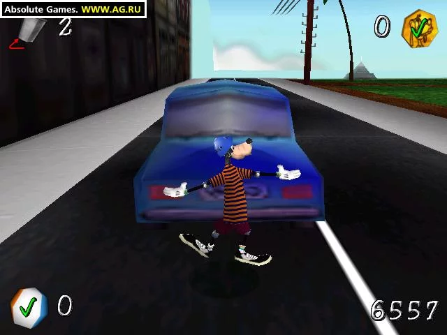 Изображение игры: Disney's Extremely Goofy Skateboarding