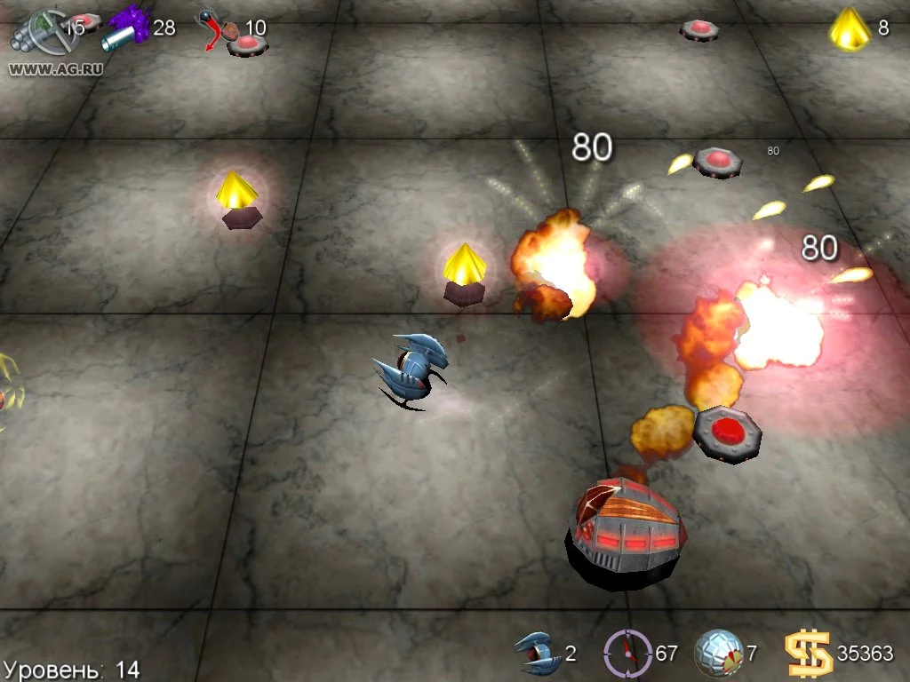 Изображение игры: Arcadrome: Space Stalker