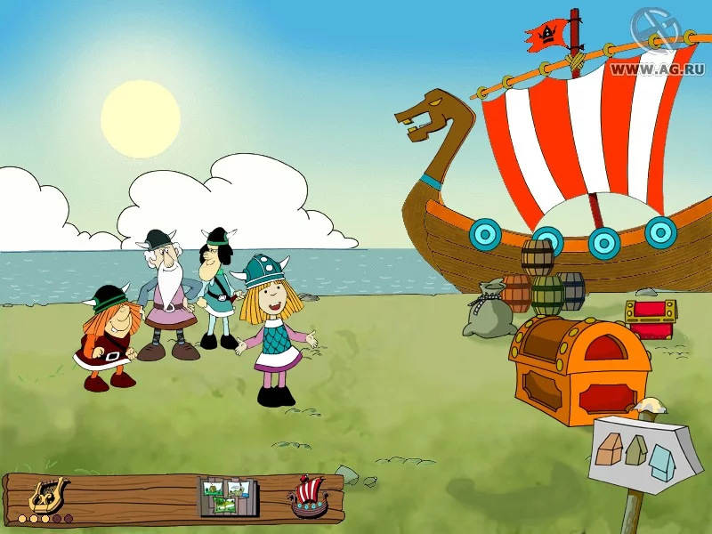 Изображение игры: Vicky the Viking: The Big Trial