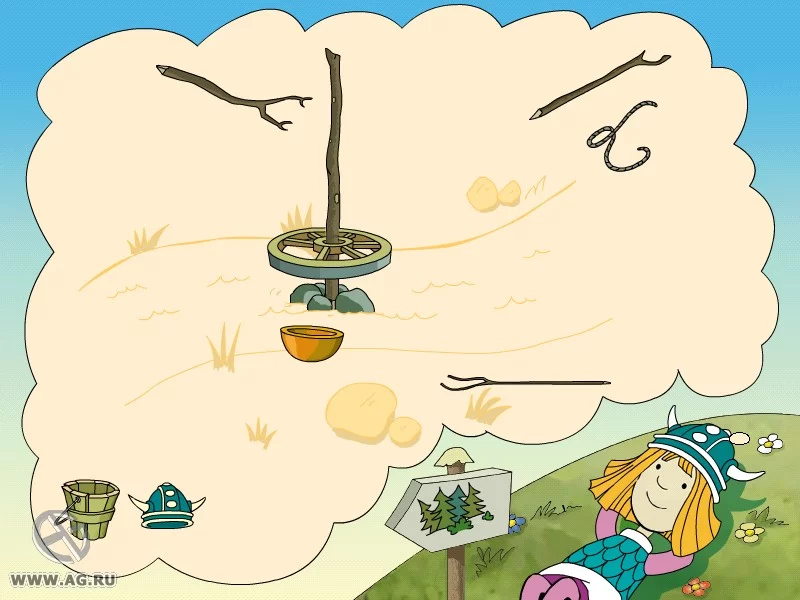 Изображение игры: Vicky the Viking: The Big Trial