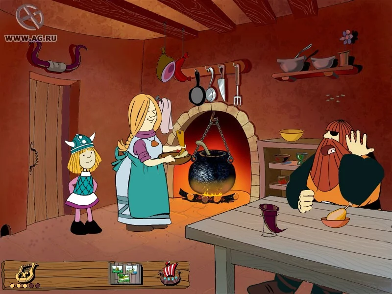 Изображение игры: Vicky the Viking: The Big Trial