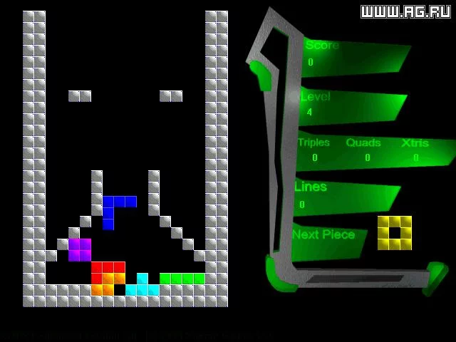 Изображение игры: Xtris