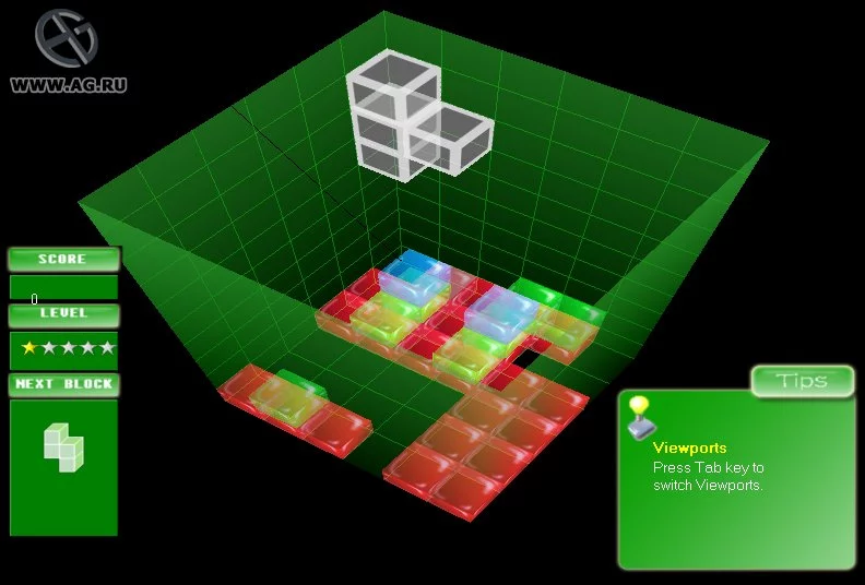 Изображение игры: 3D Blocks 2004