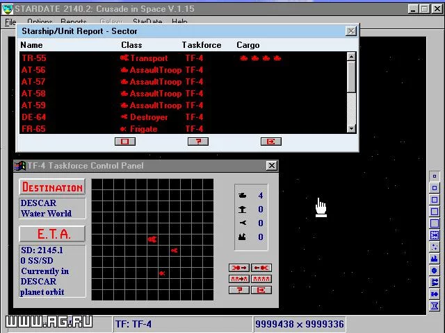 Изображение игры: Stardate 2140.2: Crusade in Space