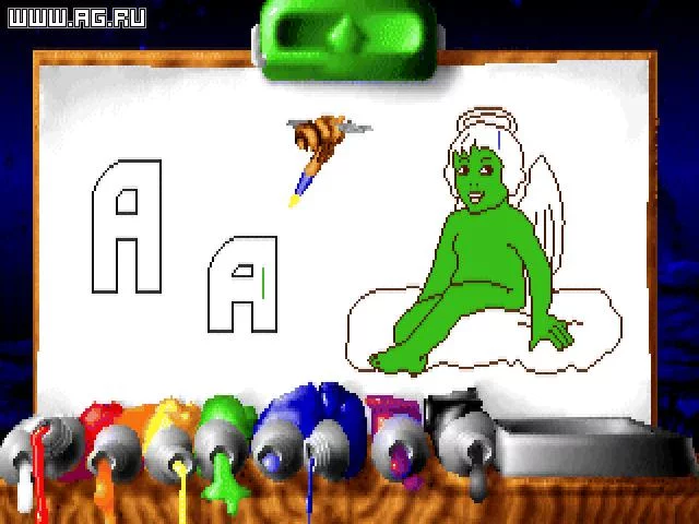 Изображение игры: Азбука-раскраска