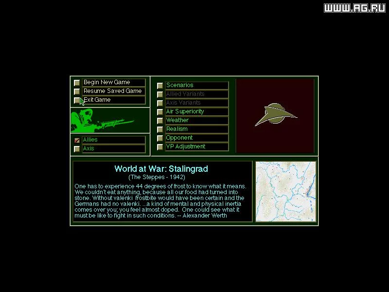 Изображение игры: World at War: Stalingrad