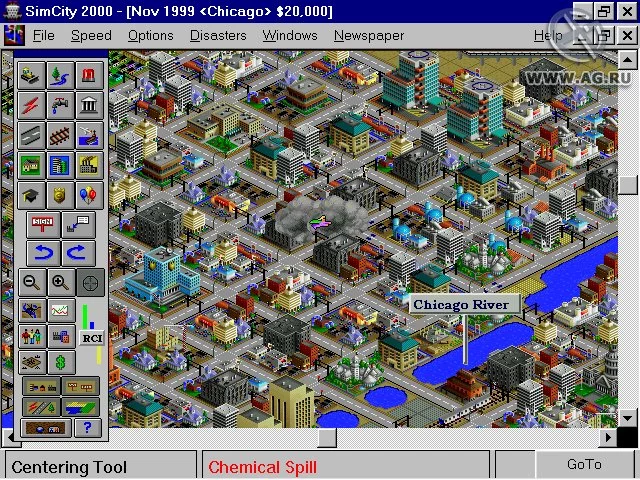 Изображение игры: SimCity 2000 for Windows