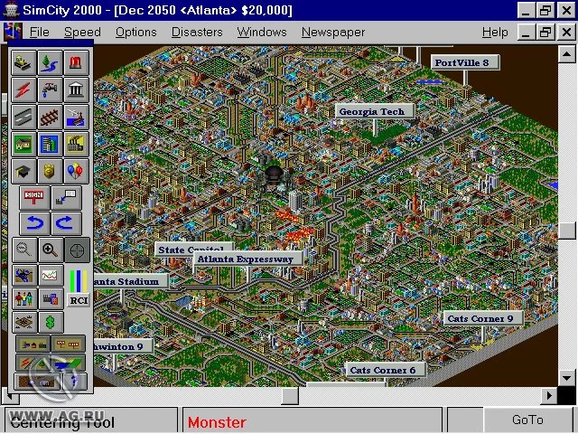 Изображение игры: SimCity 2000 for Windows