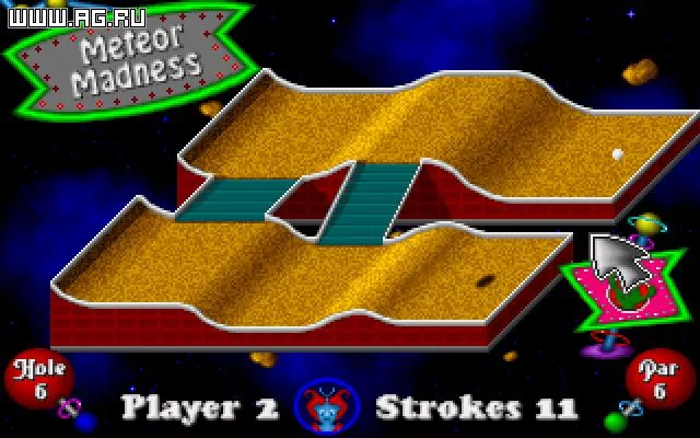 Изображение игры: Fuzzy's World of Miniature Space Golf