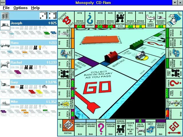 Изображение игры: Monopoly CD-ROM