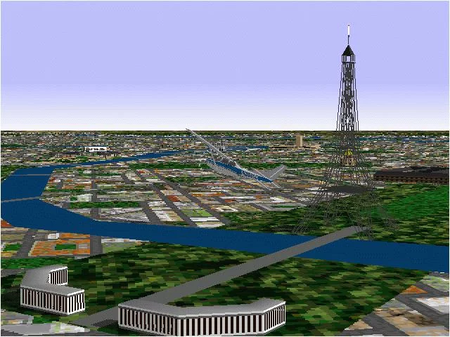 Изображение игры: Microsoft Flight Simulator '95