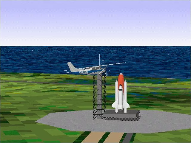 Изображение игры: Microsoft Flight Simulator '95