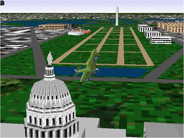Изображение игры: Microsoft Flight Simulator '95
