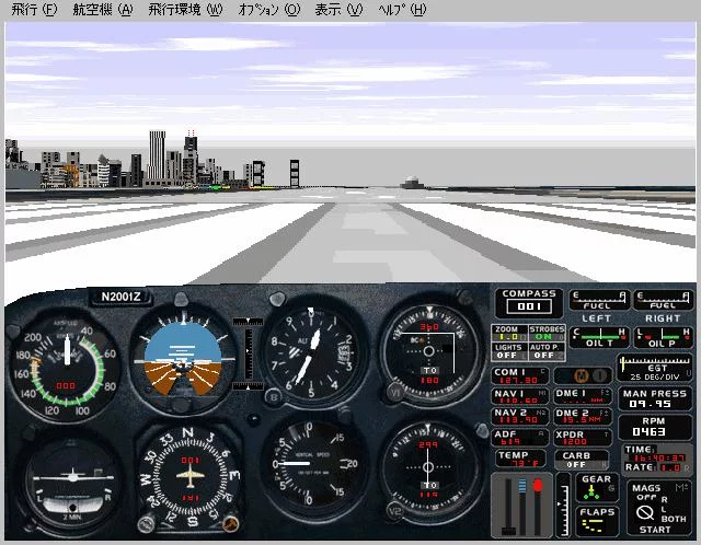 Изображение игры: Microsoft Flight Simulator '95
