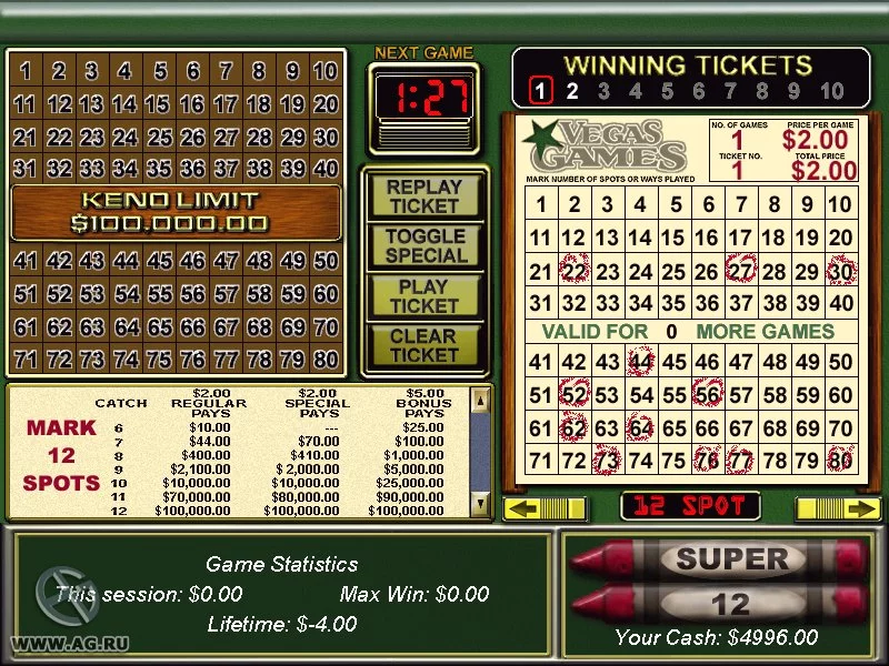 Изображение игры: Vegas Games Midnight Madness Table Games Edition