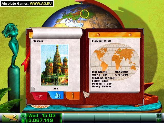 Изображение игры: Airline Tycoon: First Class