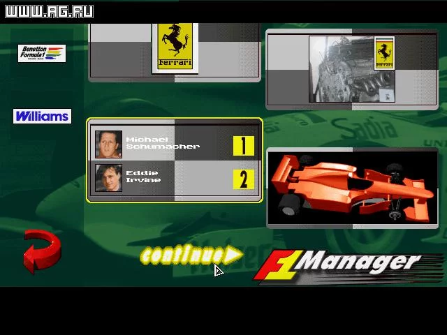Изображение игры: Formula 1 Manager