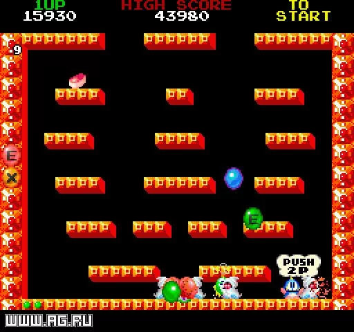 Изображение игры: Bubble Bobble Combo