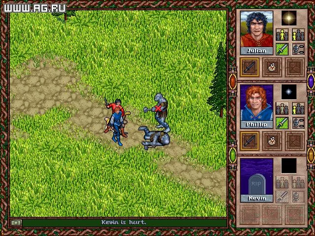 Изображение игры: Faery Tale Adventure 2: The Halls of the Dead