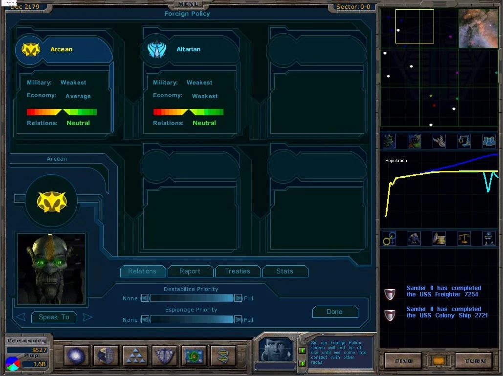 Изображение игры: Galactic Civilizations (2003)